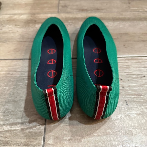 NODO Green Knit Flats - Picture 3 of 7